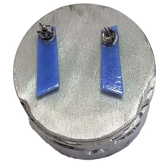 Paula Prager© Original Hand Made Glass Earrings - Picture 4 of 8